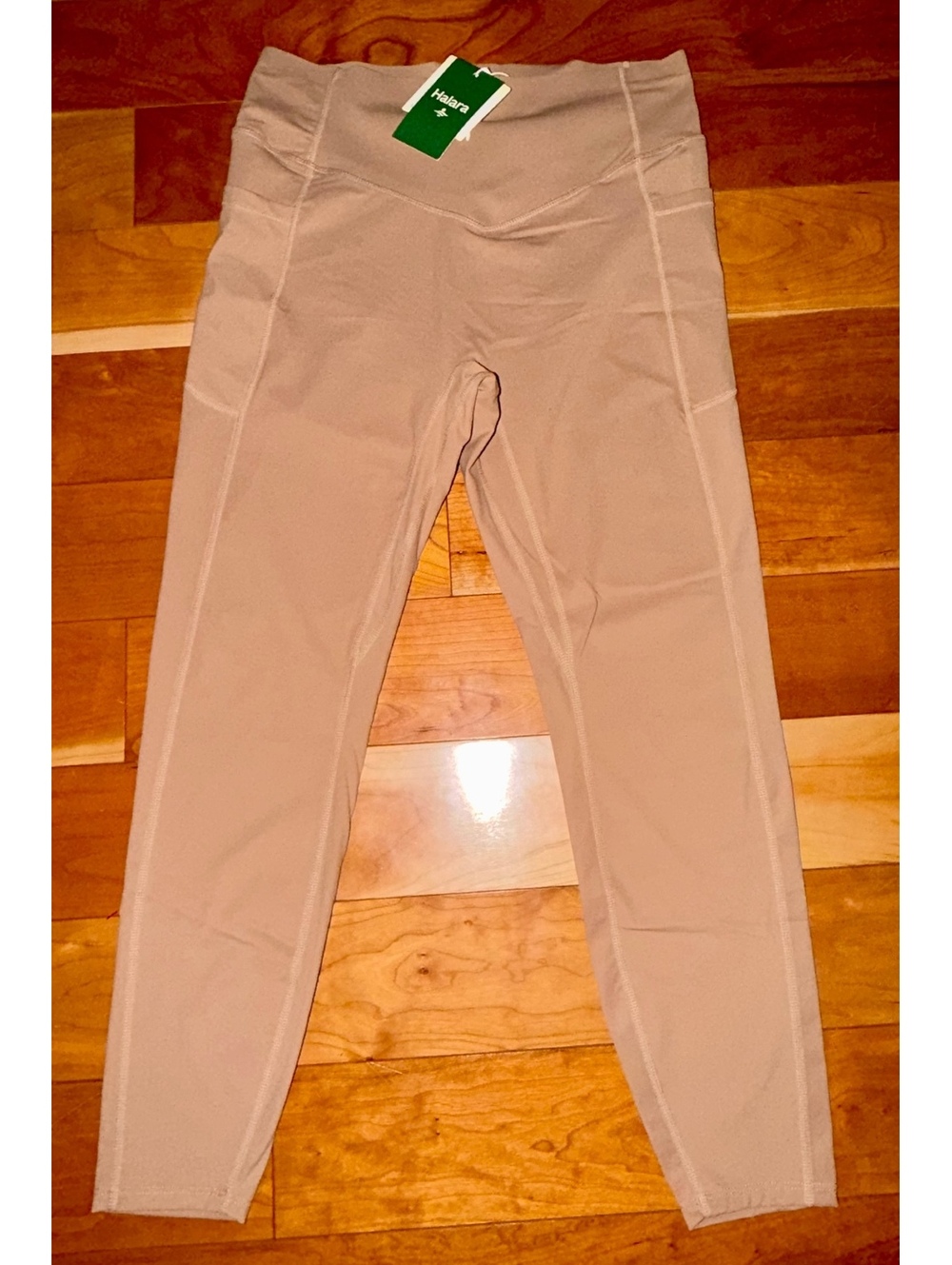 Halara UltraSculpt High-Waisted Leggings in Nude, Size Large, New with Tags